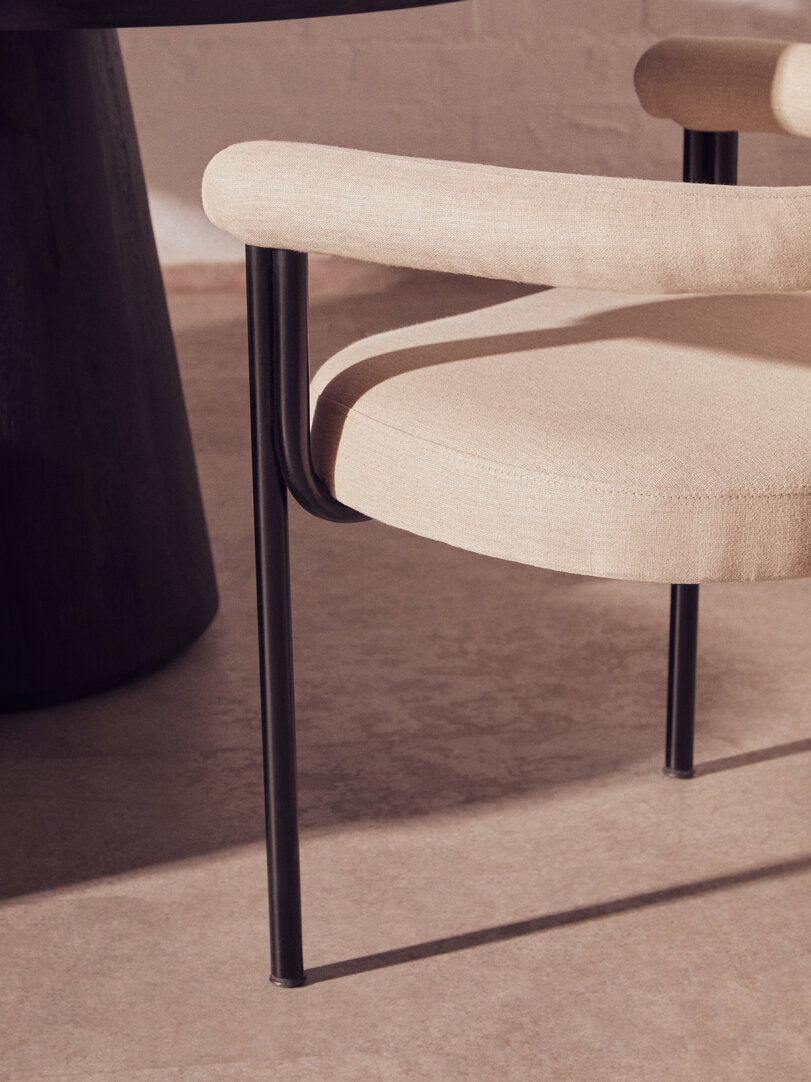 Leighton Dining Chair - Cream Linen