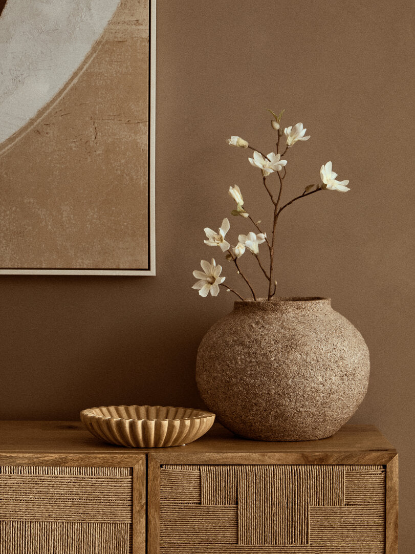 Arden Round Vase - Cocoa