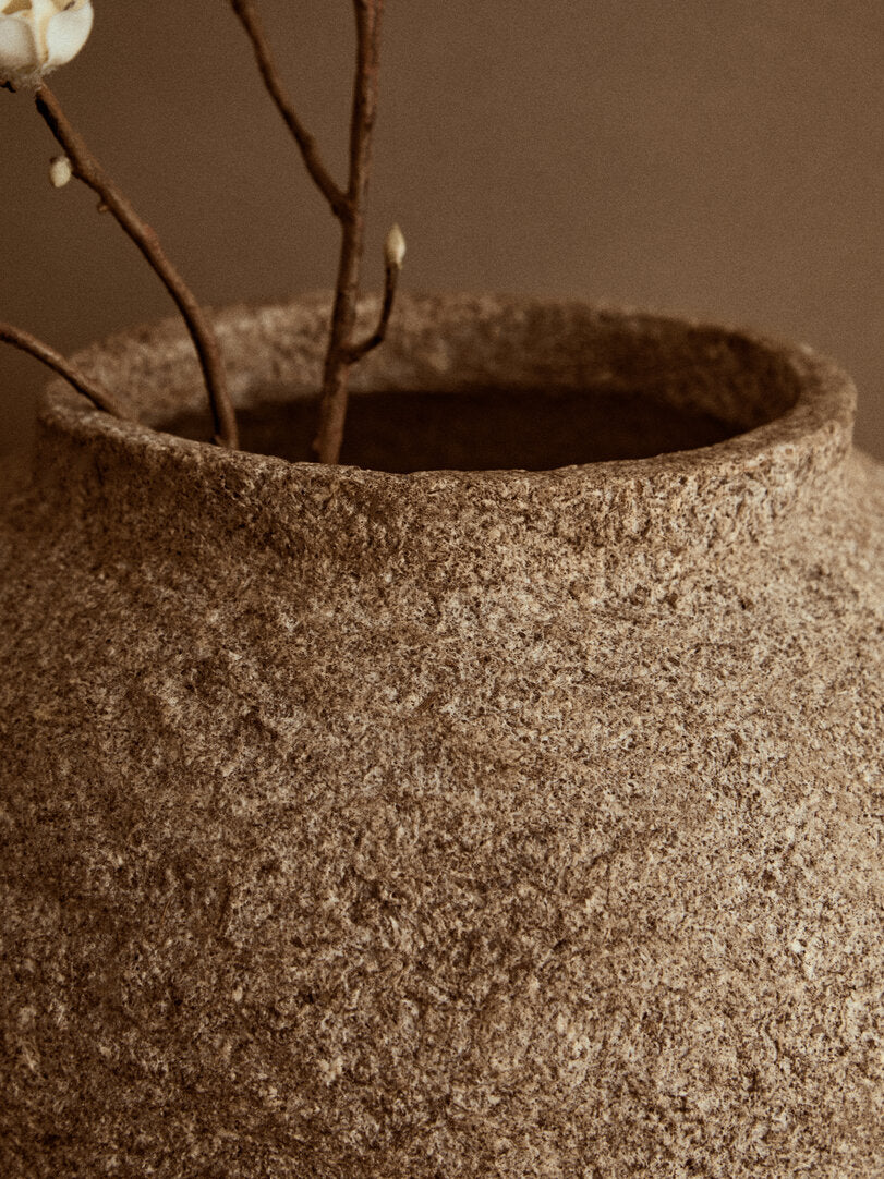 Arden Round Vase - Cocoa