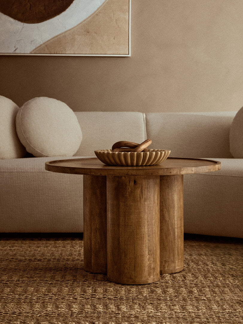 Baylor Mango Wood Coffee Table - Natural