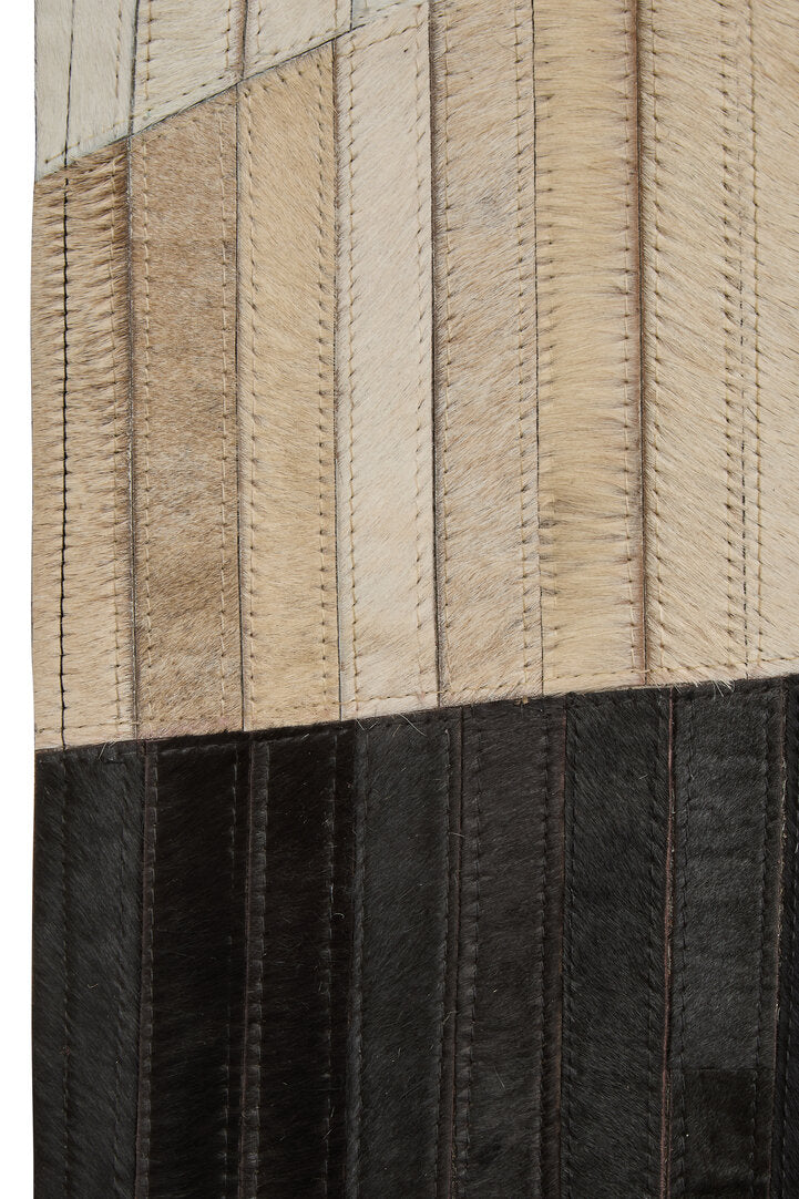 Alder Natural Hide Abstract Rug - Small