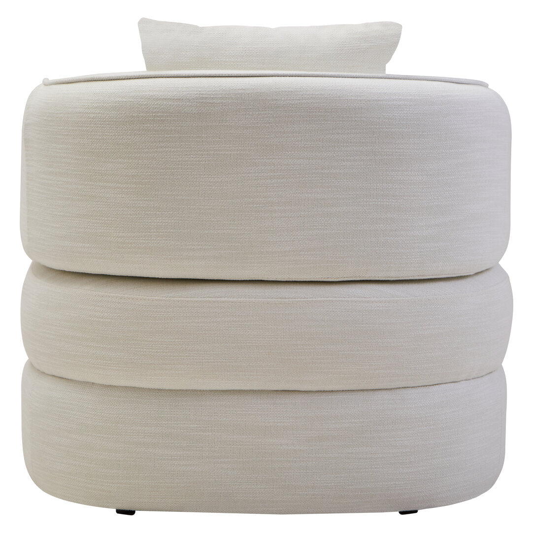 Bella Curved Chair - Cream