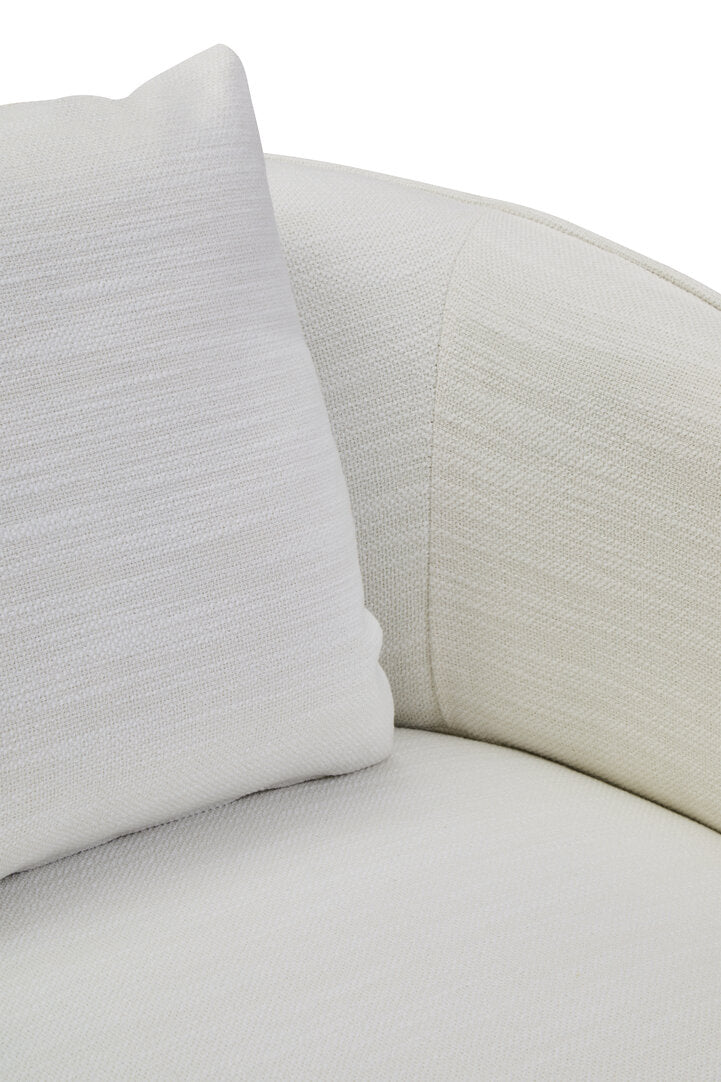 Bella Curved Chair - Cream