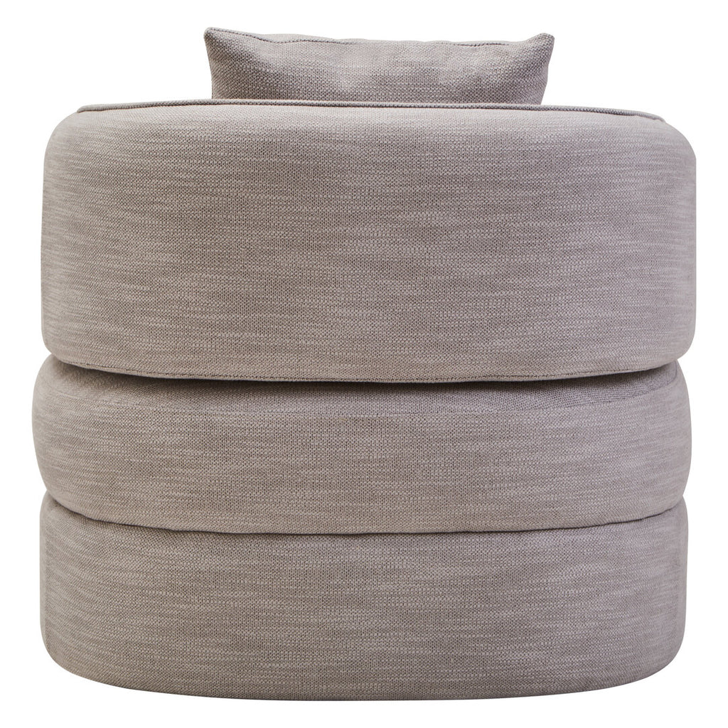 Bella Curved Chair - Grey