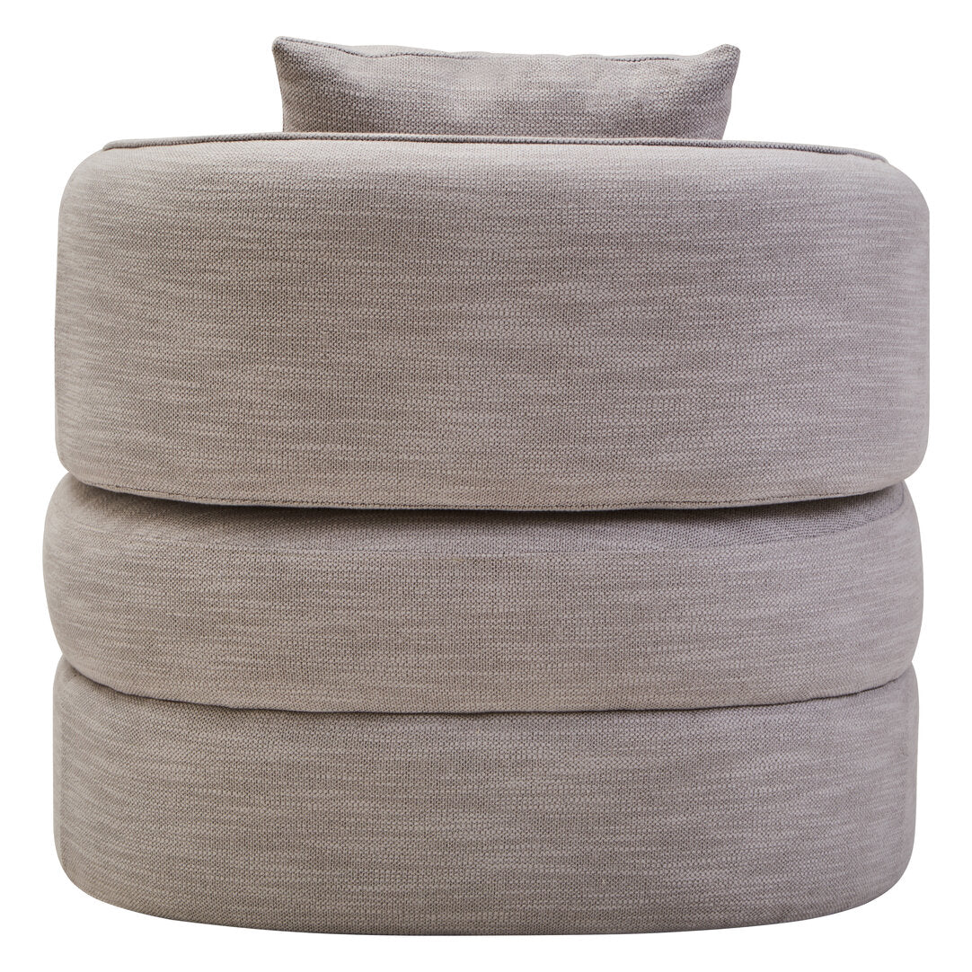 Bella Curved Chair - Grey