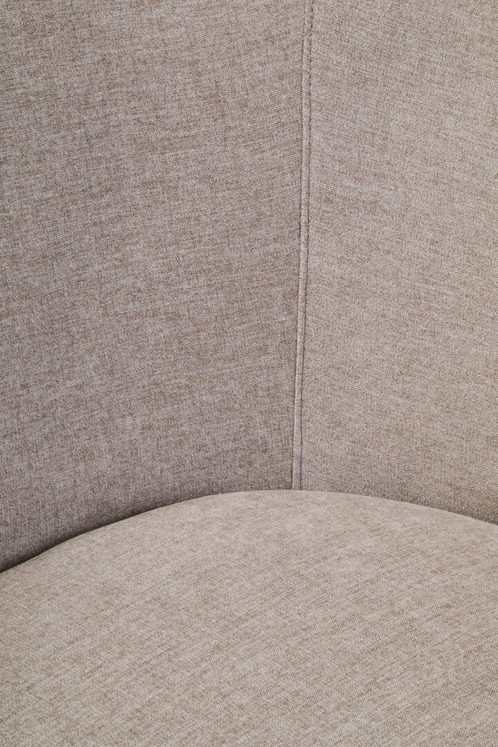 Alder Curve Chair - Taupe Chenille