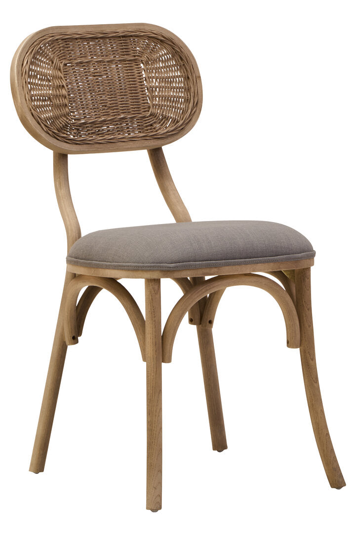 Parker Elm Wood Dining Chair - Grey Wash