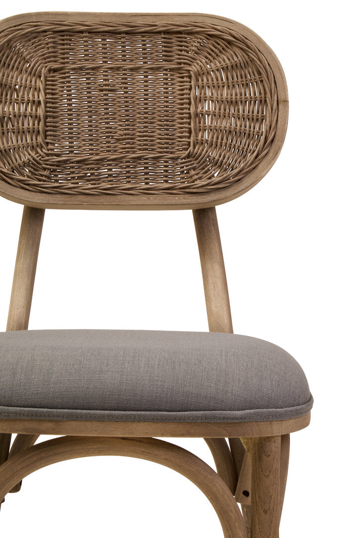Parker Elm Wood Dining Chair - Grey Wash