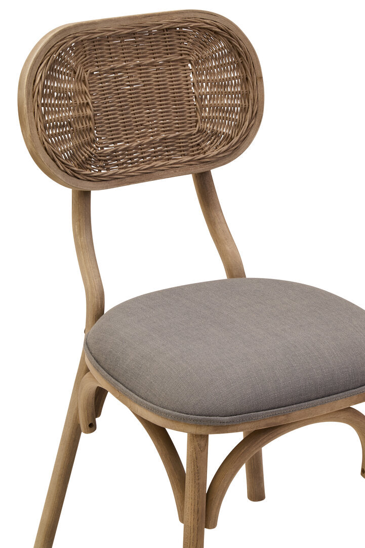 Parker Elm Wood Dining Chair - Grey Wash