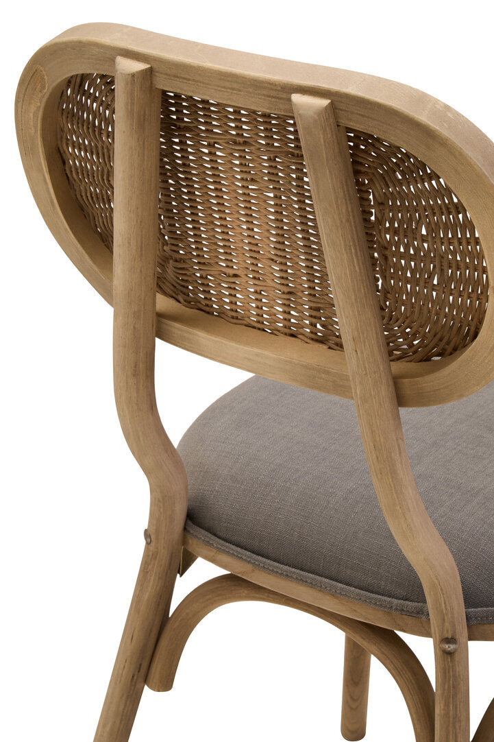 Parker Elm Wood Dining Chair - Grey Wash
