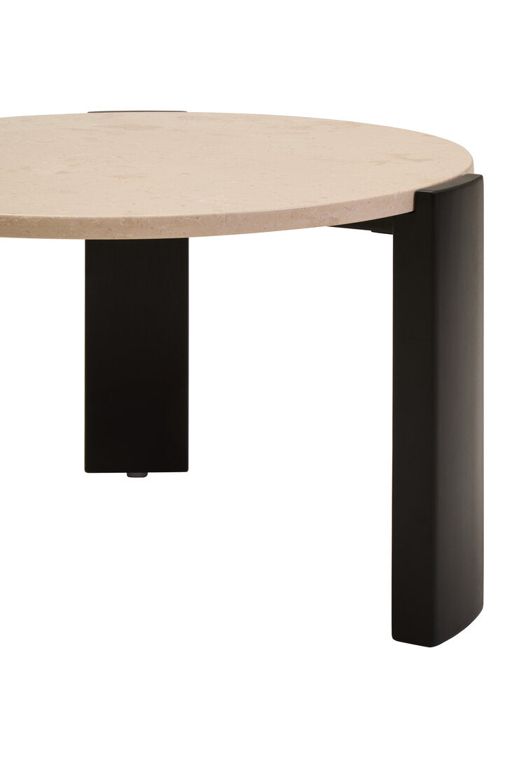 Palisades Coffee Table - Small - Cream Marble