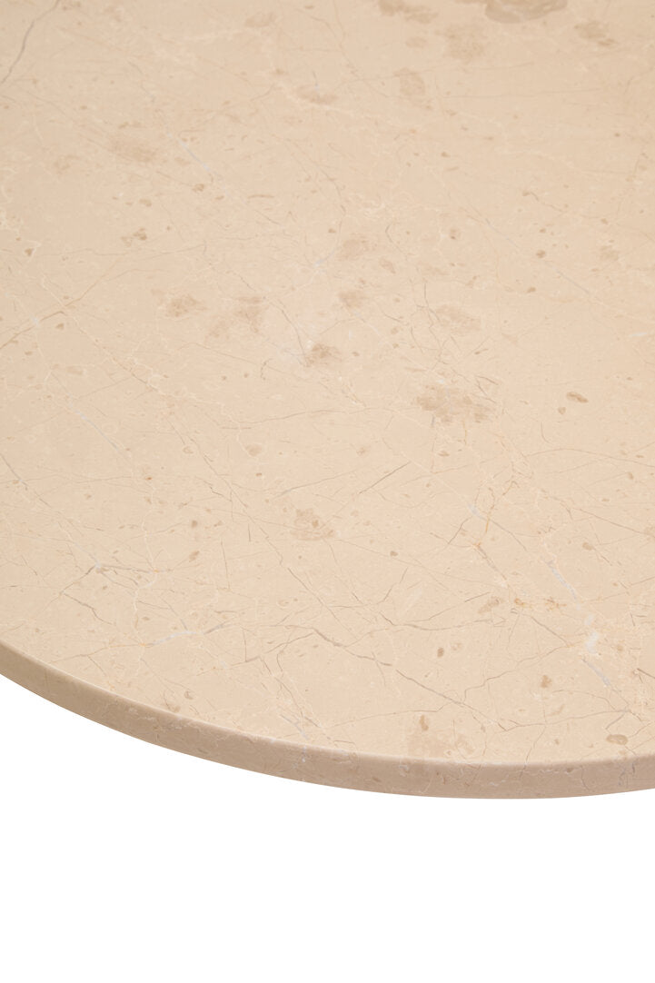Palisades Coffee Table - Small - Cream Marble