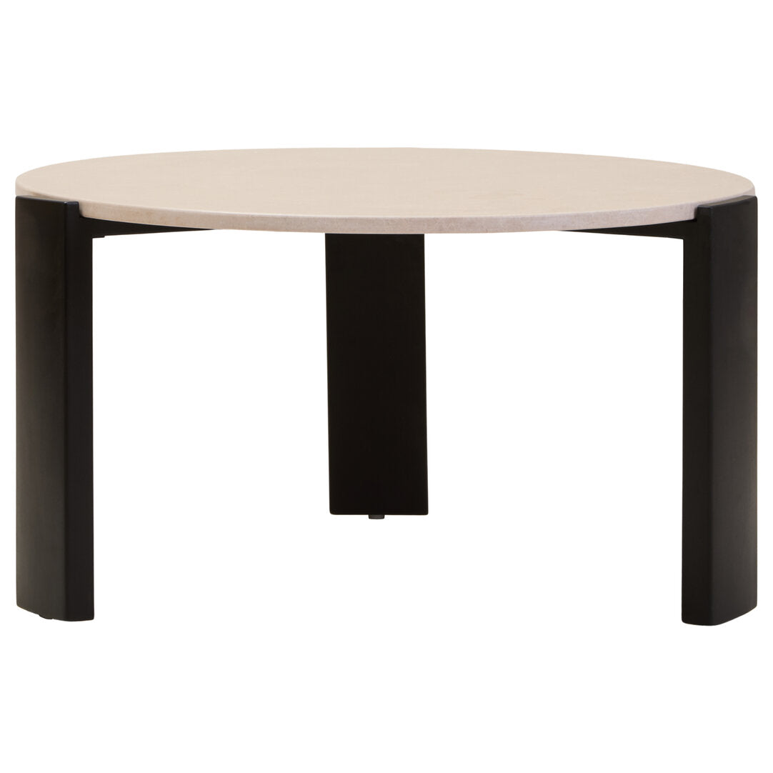 Palisades Coffee Table - Large - Cream Marble