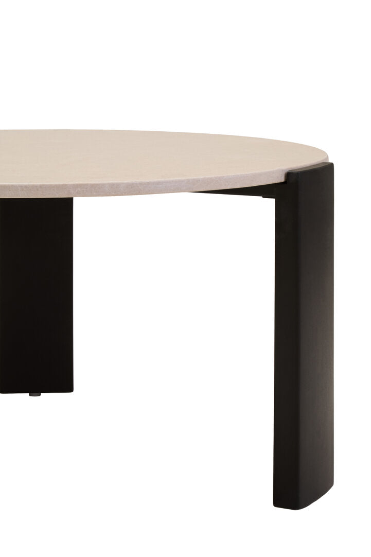 Palisades Coffee Table - Large - Cream Marble