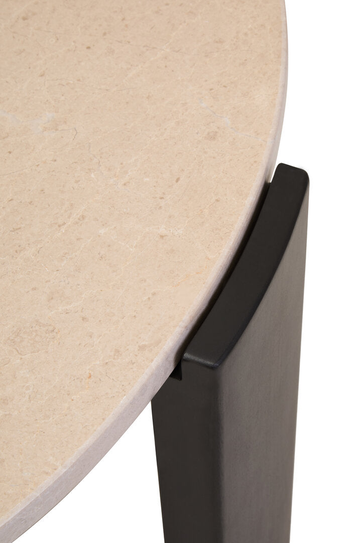 Palisades Coffee Table - Large - Cream Marble