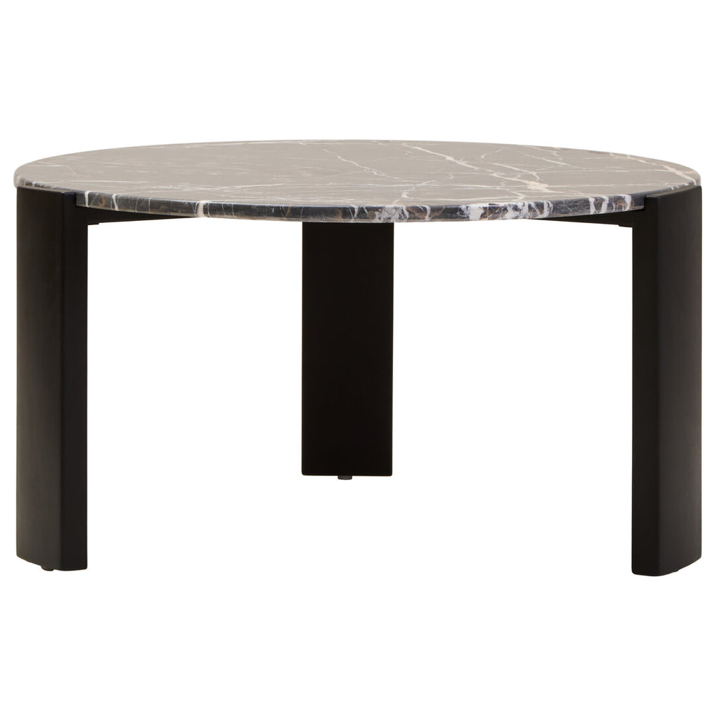 Palisades Coffee Table - Large - Black Marble