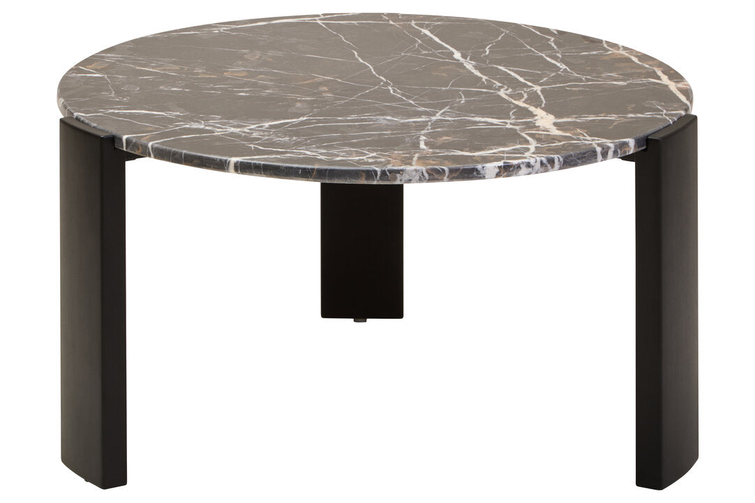 Palisades Coffee Table - Large - Black Marble