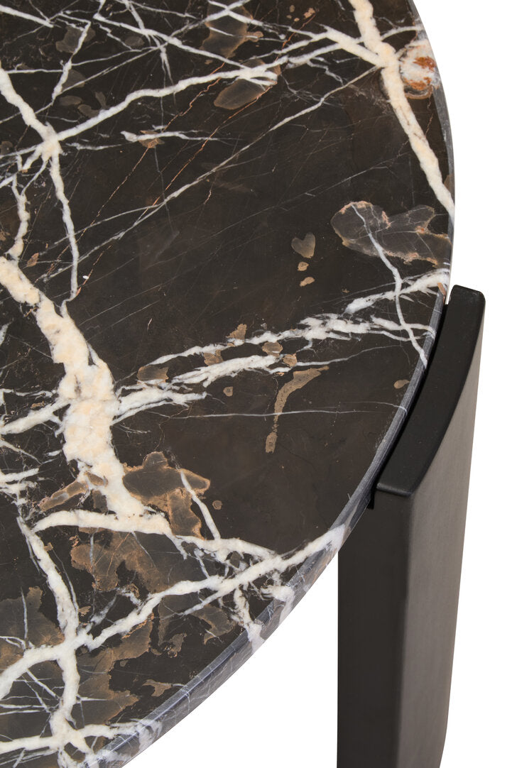 Palisades Coffee Table - Large - Black Marble