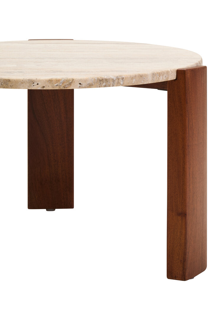 Palisades Coffee Table - Small - Travertine