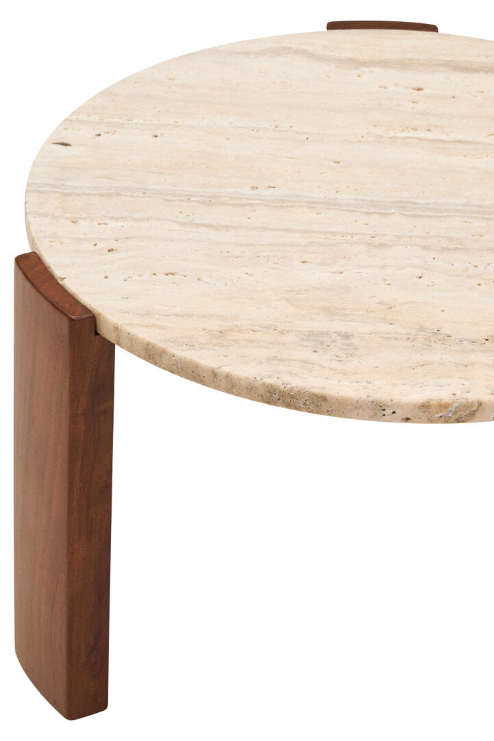 Palisades Coffee Table - Small - Travertine