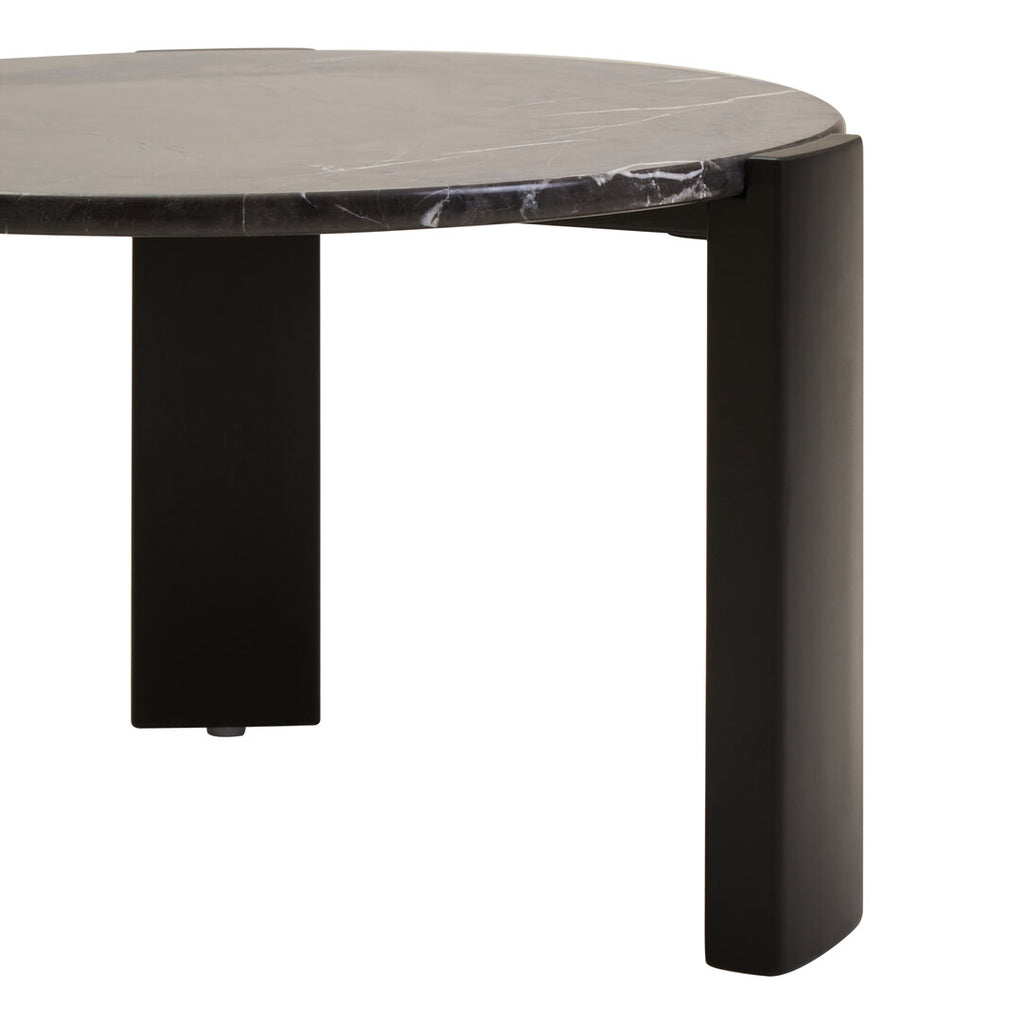 Palisades Coffee Table - Small - Black Marble