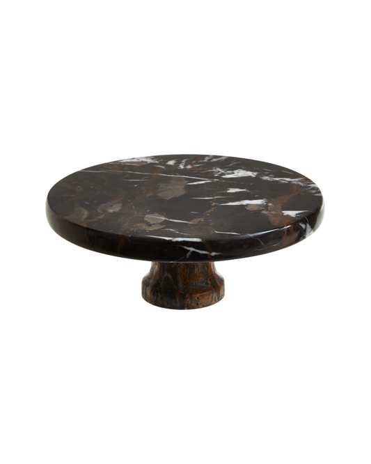 Ceni Black & Gold Marble Cake Stand