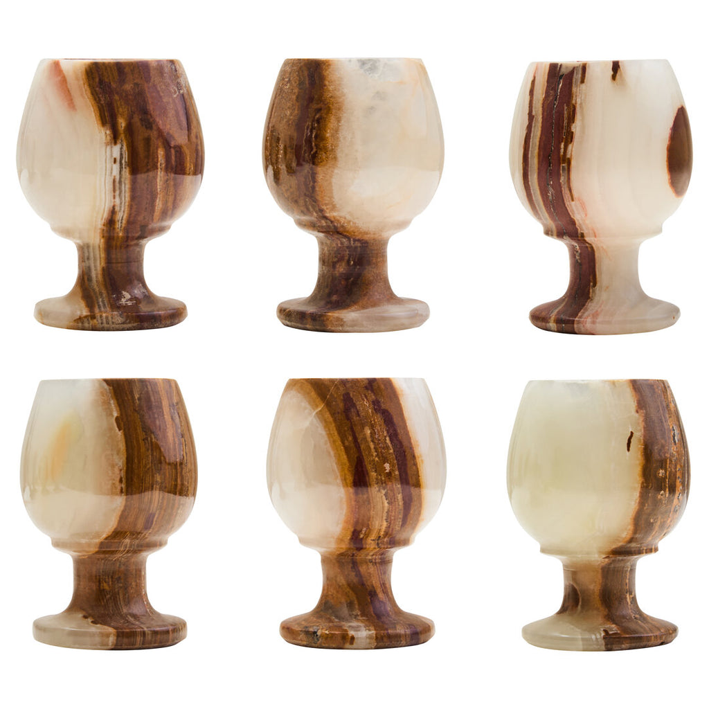Ceni Onyx Shot Glasses - Set of 6