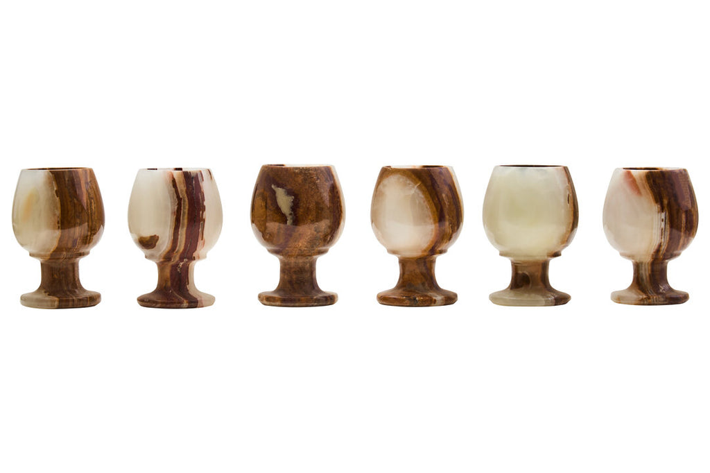Ceni Onyx Shot Glasses - Set of 6