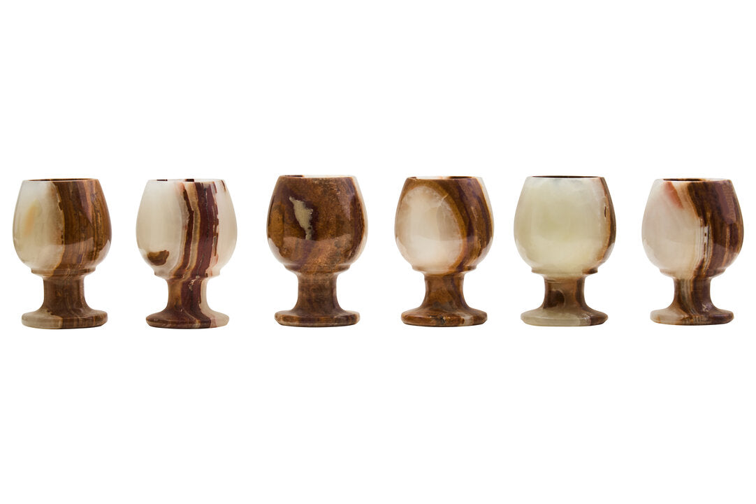 Ceni Onyx Shot Glasses - Set of 6
