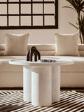Baylor Mango Wood Coffee Table - White Wash