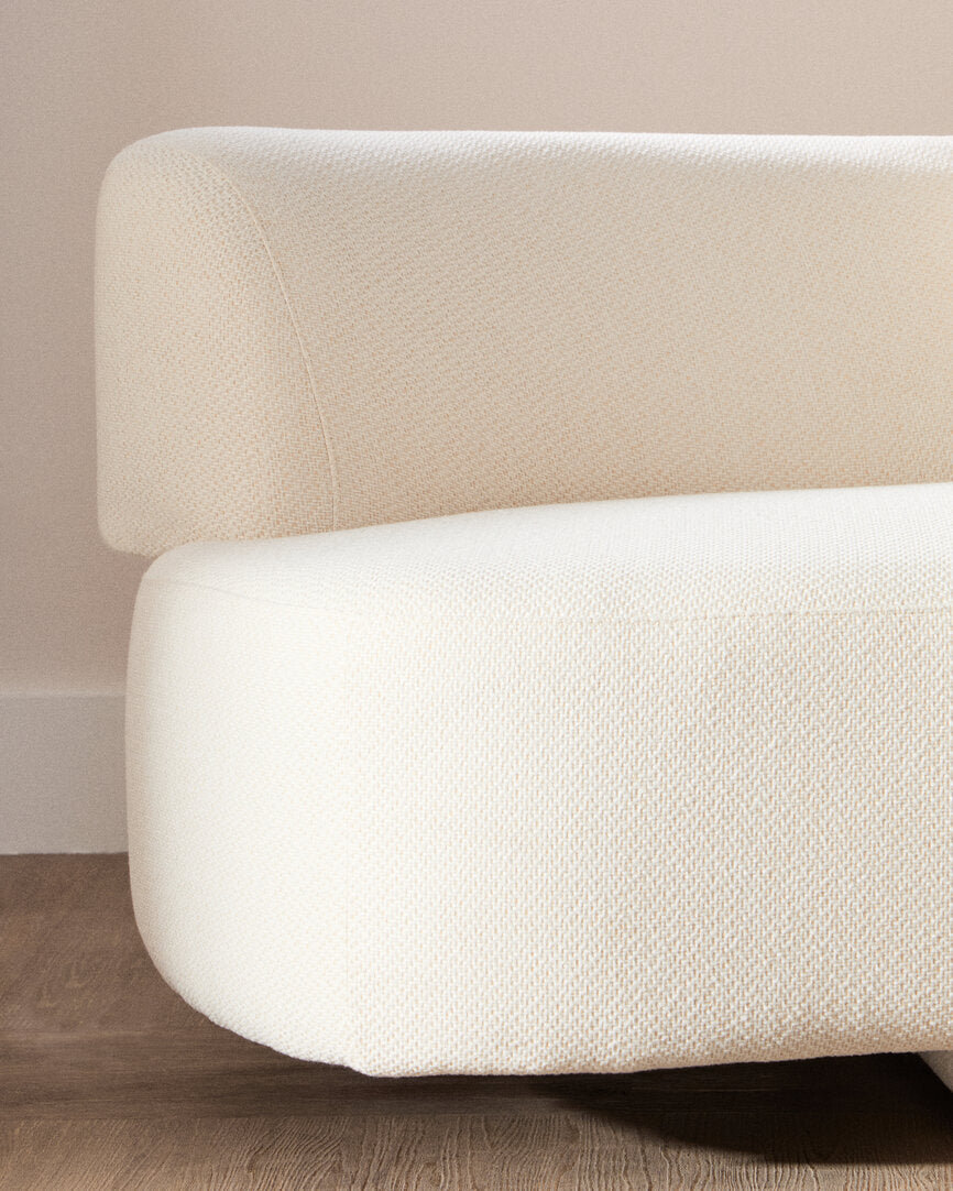 Lucia 3 Seater Sofa - Cream Linen