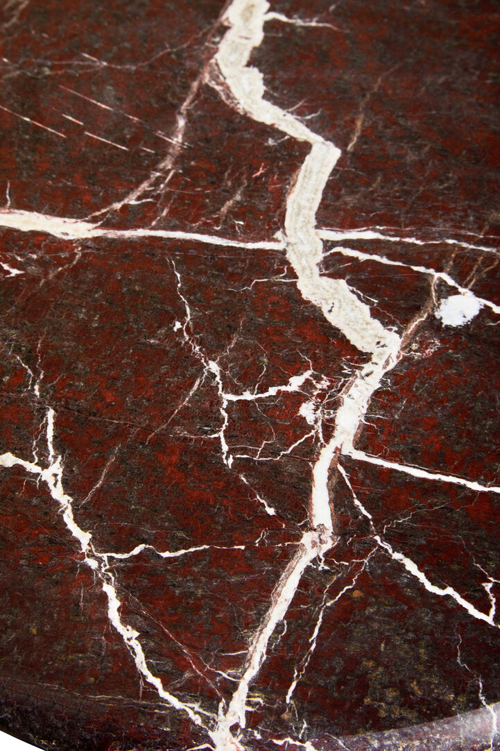 Ceni Red Marble Cake Stand