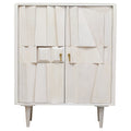 Arvion Mango Wood Cabinet - White Wash