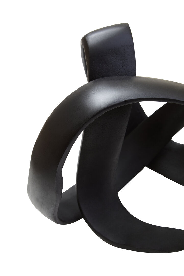 Dolce Knot Sculpture - Black