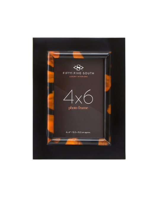 Sawyer Tortoise Shell Photo Frame - 4 x 6 Inch