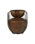 Loft Wire Swivel Chair - Brown