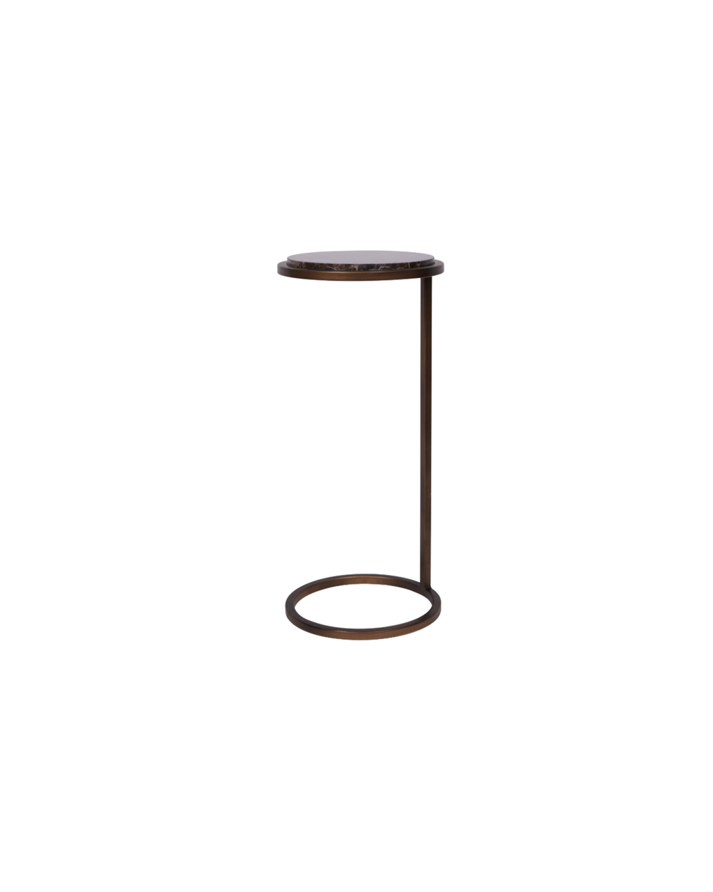 Winston Brown Emperador Marble Accent Table