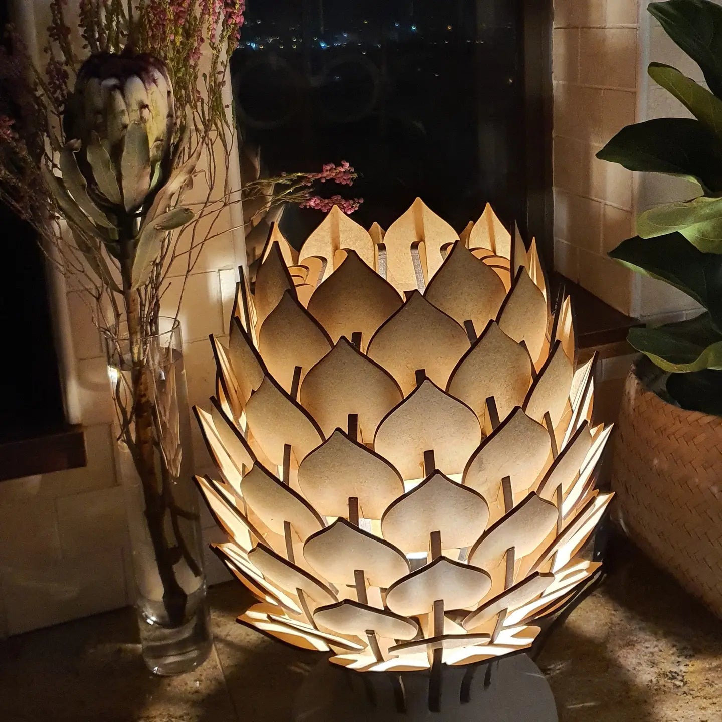 Protea Table Lamp - Large