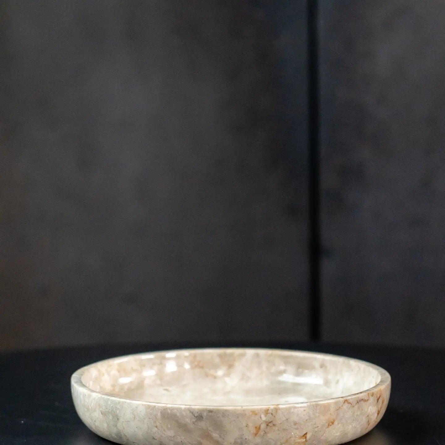 Handmade Marble Low Bowl