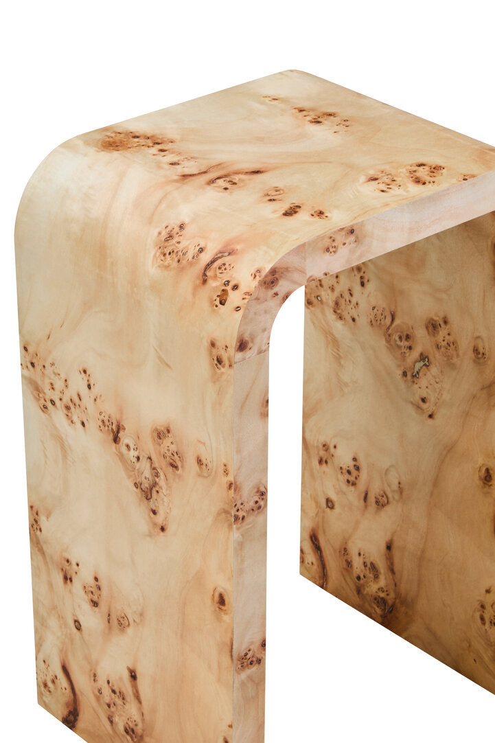 Rossetti Burl Wood Side Table