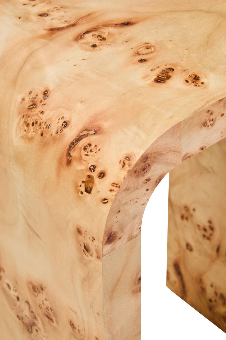 Rossetti Burl Wood Side Table