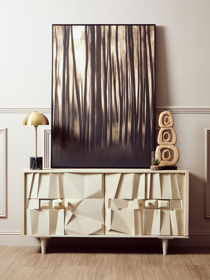 Arvion Mango Wood Sideboard - White Wash
