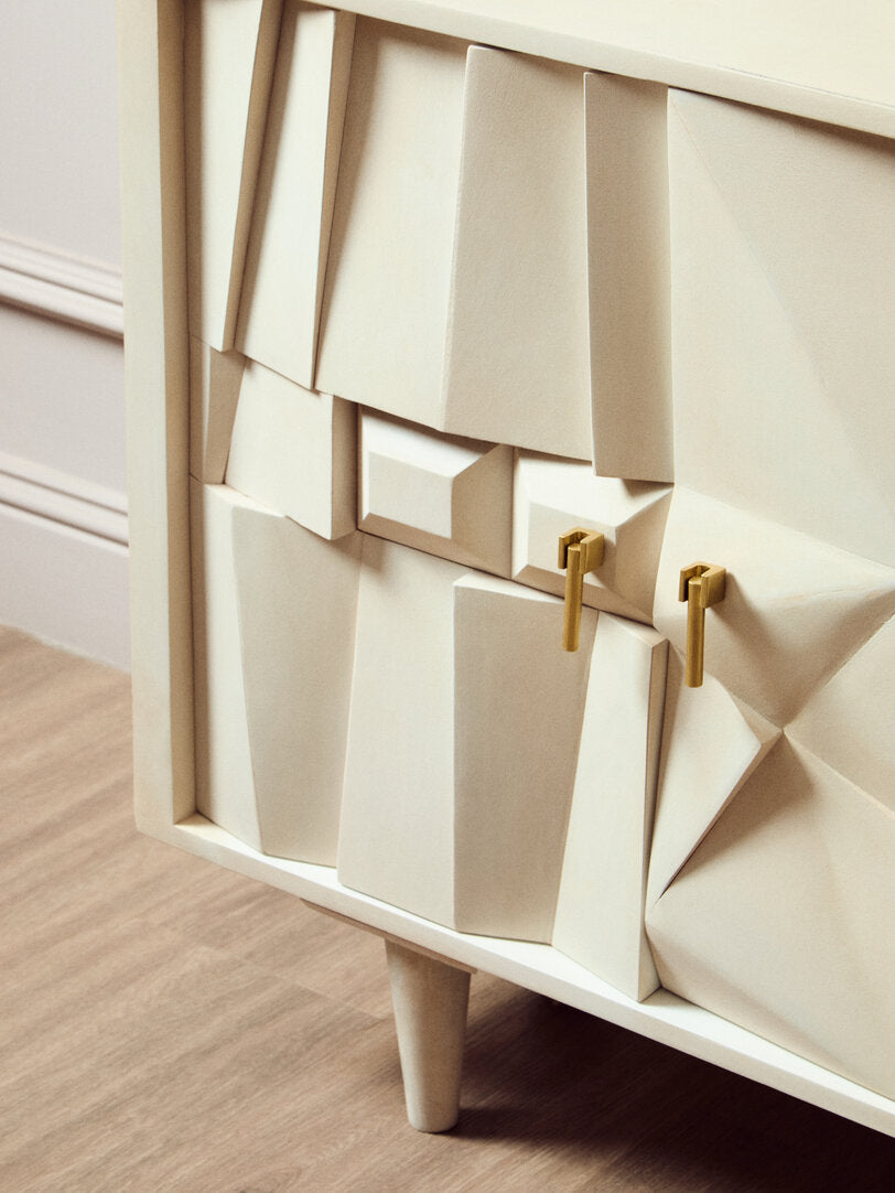 Arvion Mango Wood Sideboard - White Wash
