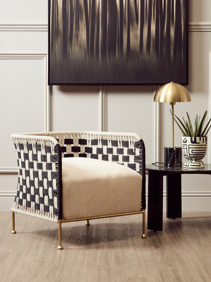 Palisades Coffee Table - Small - Black Marble