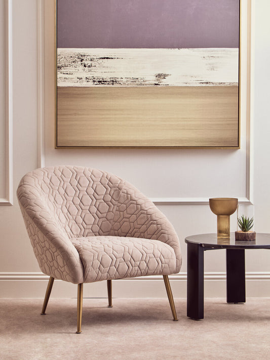 Fina Ochre Glass Vase - Small