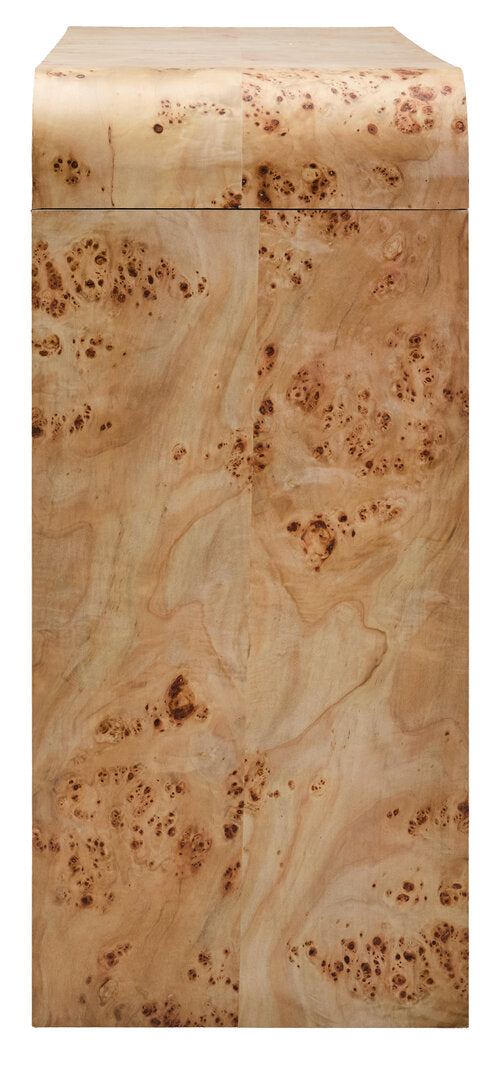 Rossetti Burl Wood Console Table