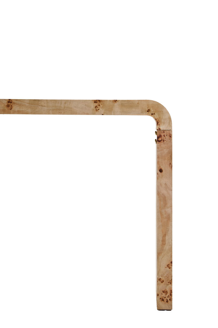 Rossetti Burl Wood Console Table