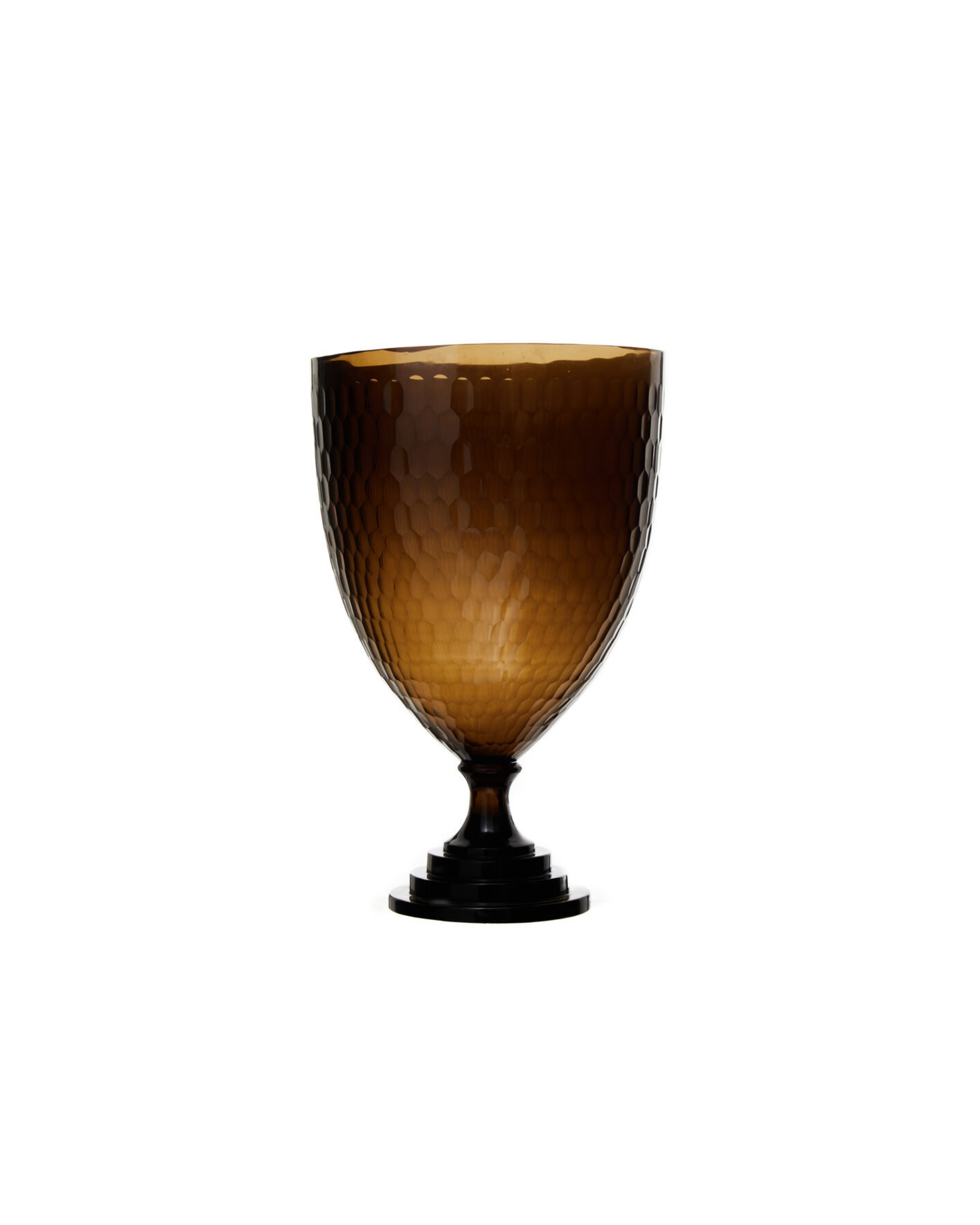 Alto Honeycomb Glass Candle Holder - Large