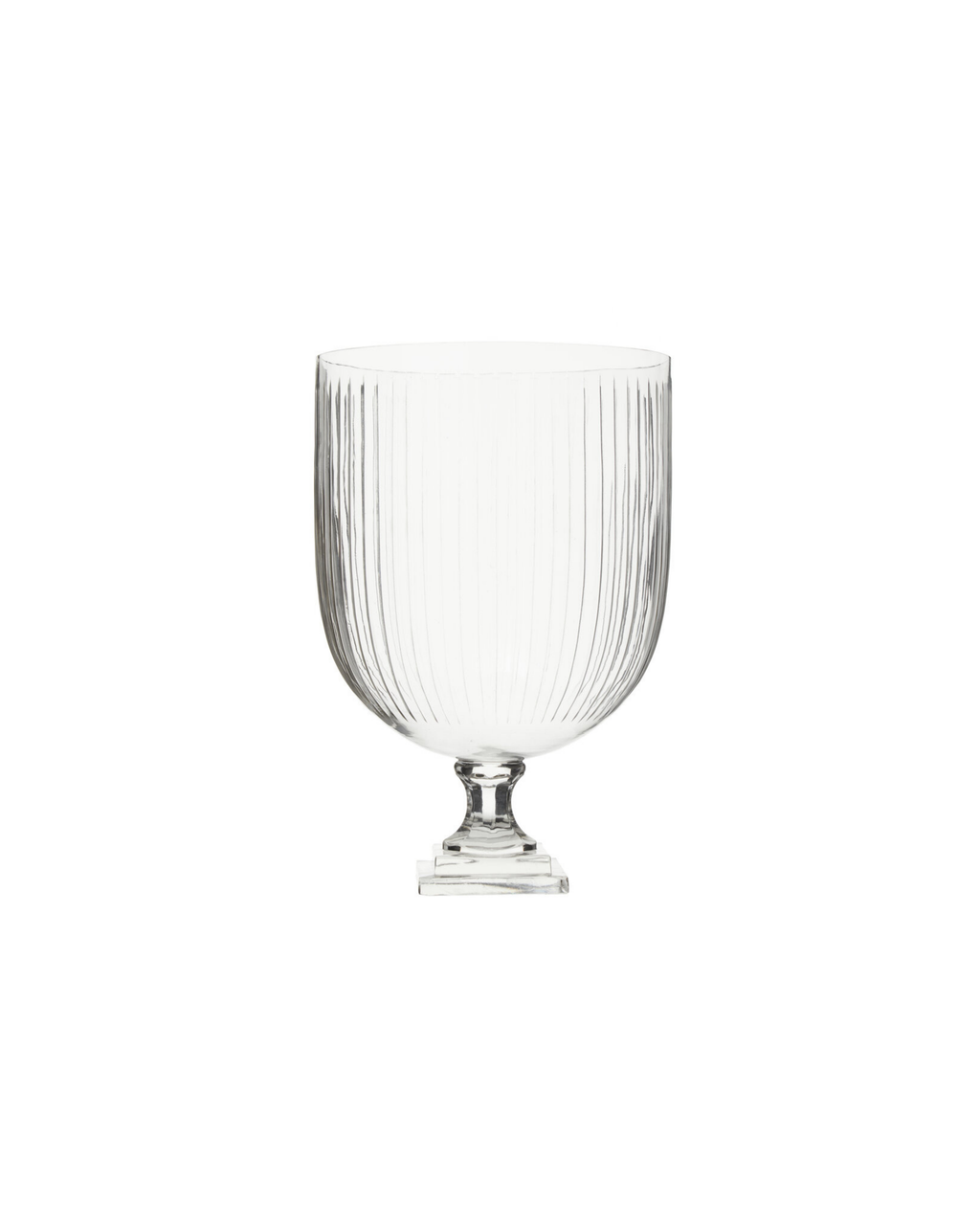 Sable Glass Hurricane Candle Holder - Large