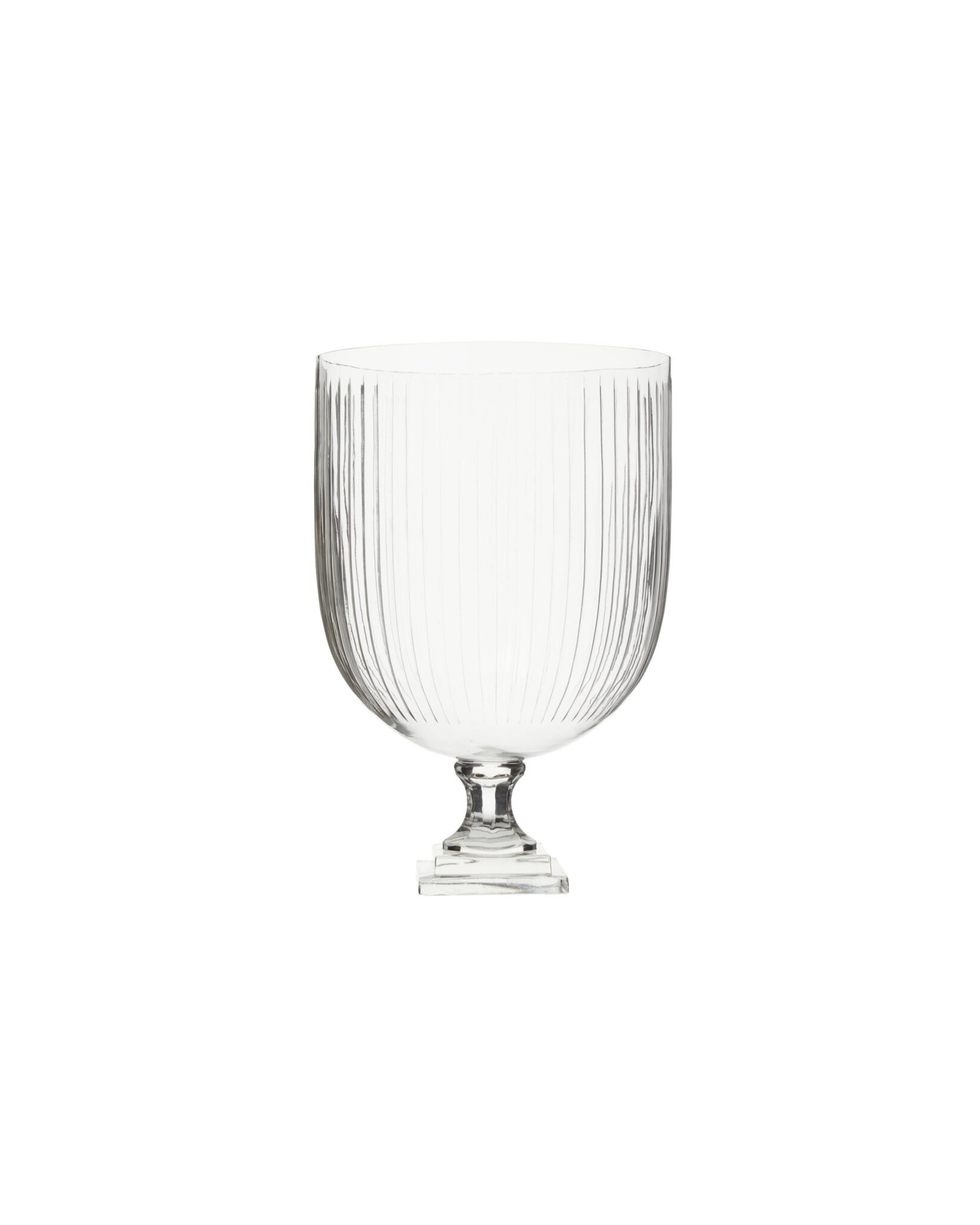 Sable Glass Hurricane Candle Holder - Large